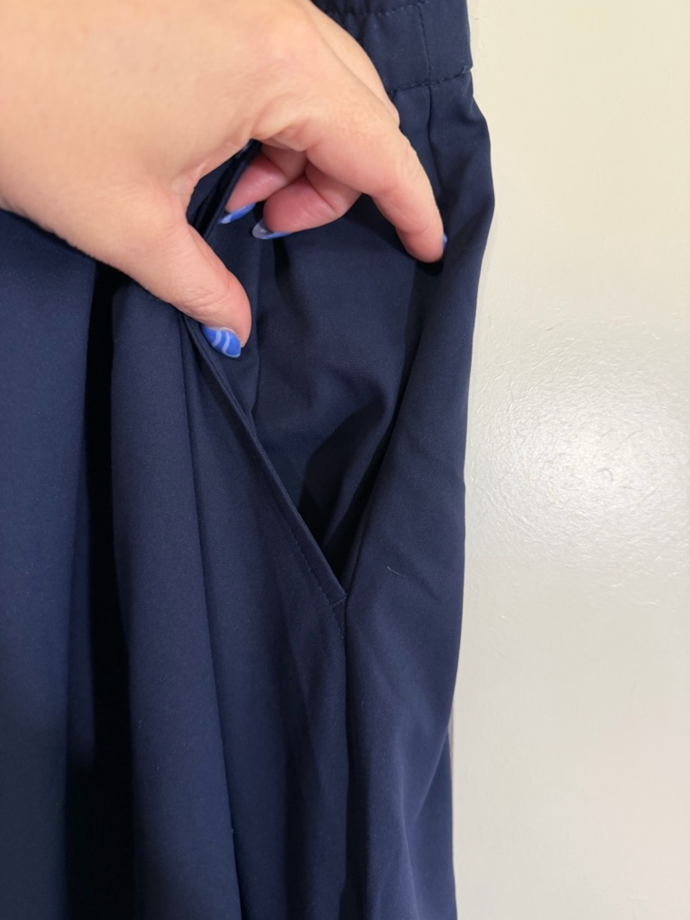 Lou & Grey Navy Elastic-Waist Maxi Skirt - Picture 3 of 4